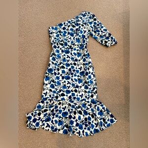 Saloni Size 6 ( UK 10 ) one shoulder dress.